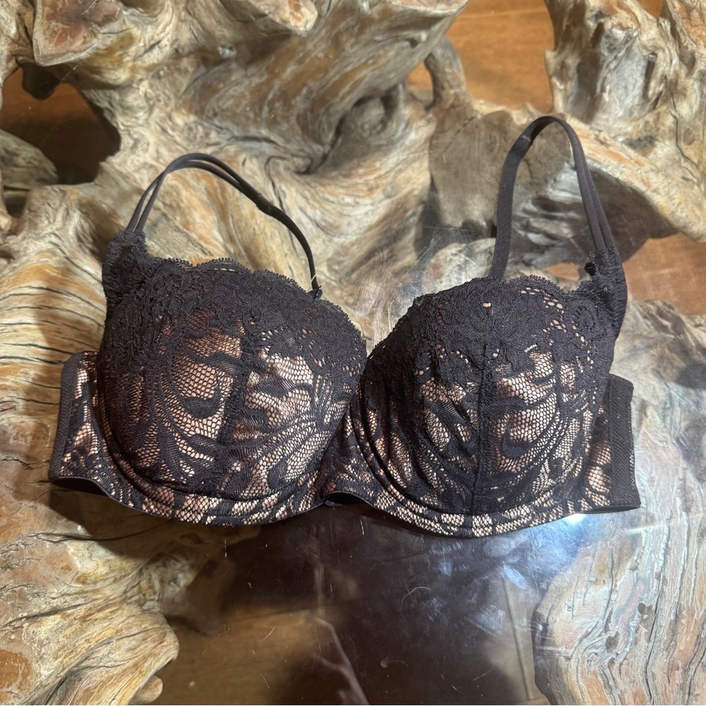 Black Lace Balconette Bra - Women Intimates & Sleepwear